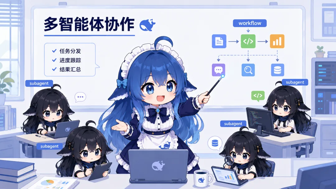 DeepSeek Harness 父 Agent 分派并管理多个子 Agent